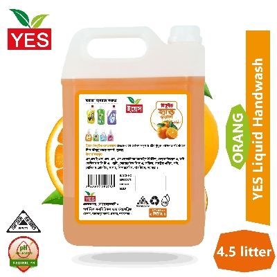 Picture of Yes Hand Wash Liquid Orange - 4.5Ltr.