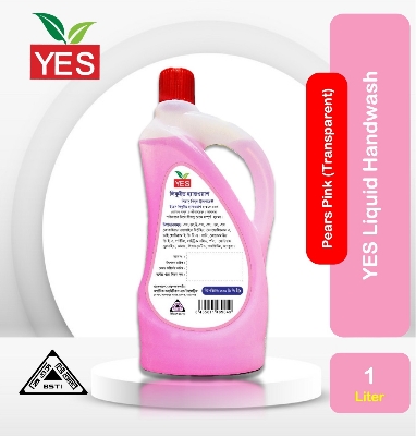 Picture of Yes Hand Wash Liquid Pears Pink (Transparent) - 1Ltr.