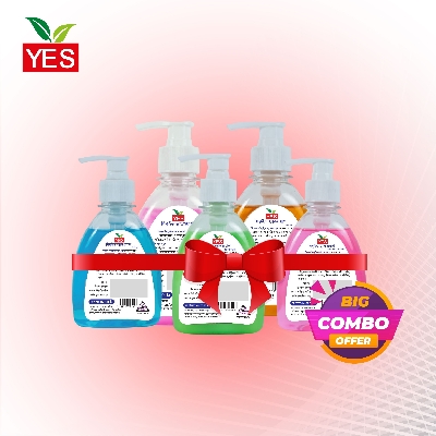 Picture of Yes Hand Wash Liquid 5 in 1 Combo With Pump