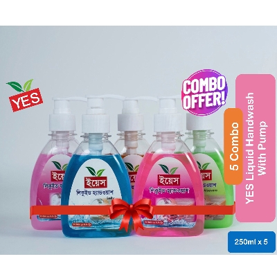 Picture of Yes Hand Wash Liquid 5 in 1 Combo With Pump