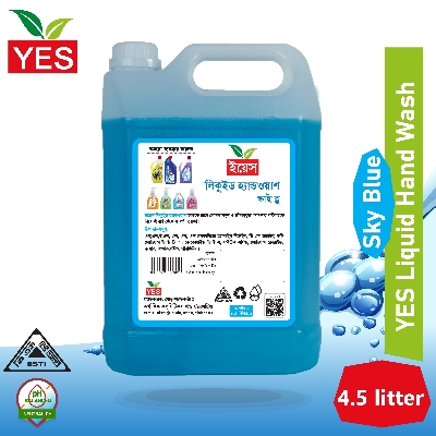 Picture of Yes Handwash Liquid  Sky Blue - 4.5Ltr.