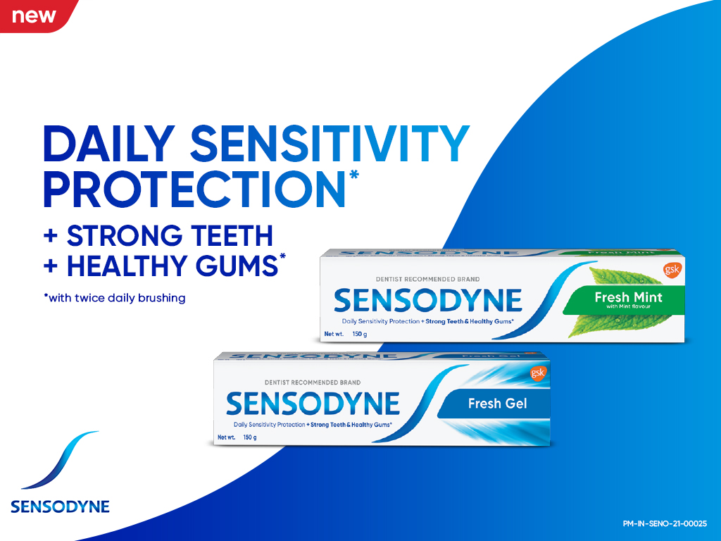 Buy Sensodyne Toothpaste Freshmint Combo (2+1) 150gm keeps mouth fresh & clean with 24/7 sensitivity protection at best price in Bangladesh 