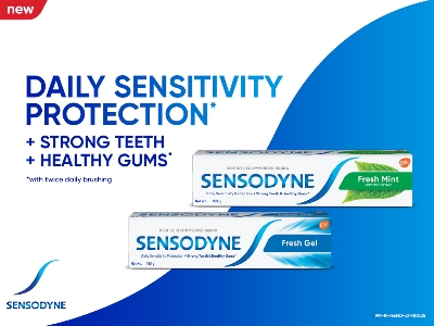 Buy Sensodyne Toothpaste Freshmint Combo (2+1) 150gm keeps mouth fresh & clean with 24/7 sensitivity protection at best price in Bangladesh 