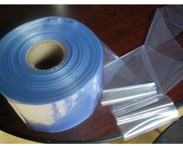 Picture of 1Kg 0.05mm PVC Heat Shrinkable Tubing Transparent Film Plastic PVC Hot Shrink Film Packaging Tube Package Plastic Supplies Sheet