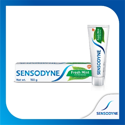 Buy Sensodyne Toothpaste Freshmint 150gm keeps mouth fresh & clean with 24/7 sensitivity protection at best price in Bangladesh 