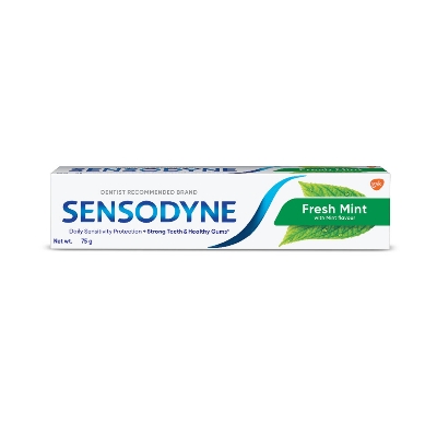 Buy Sensodyne Toothpaste Freshmint 75gm keeps mouth fresh & clean with 24/7 sensitivity protection at best price in Bangladesh 