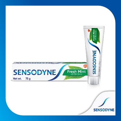 Buy Sensodyne Toothpaste Freshmint 75gm keeps mouth fresh & clean with 24/7 sensitivity protection at best price in Bangladesh 