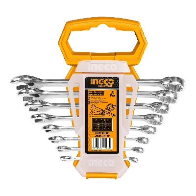 Picture of COMBINATION SPANNER SET -  8 pcs Ingco  HKSPA1088