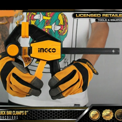 Picture of INGCO QUICK BAR CLAMP 300mm / 12" inch.
HQBC01602