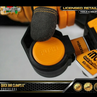 Picture of INGCO QUICK BAR CLAMP 300mm / 12" inch.
HQBC01602