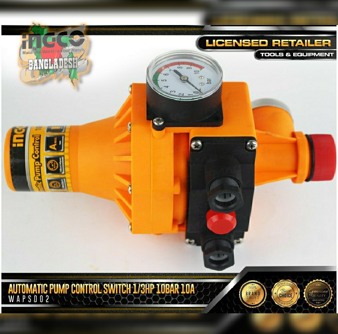 Picture of INGCO 1100W 10bar Automatic pump control WAPS002
