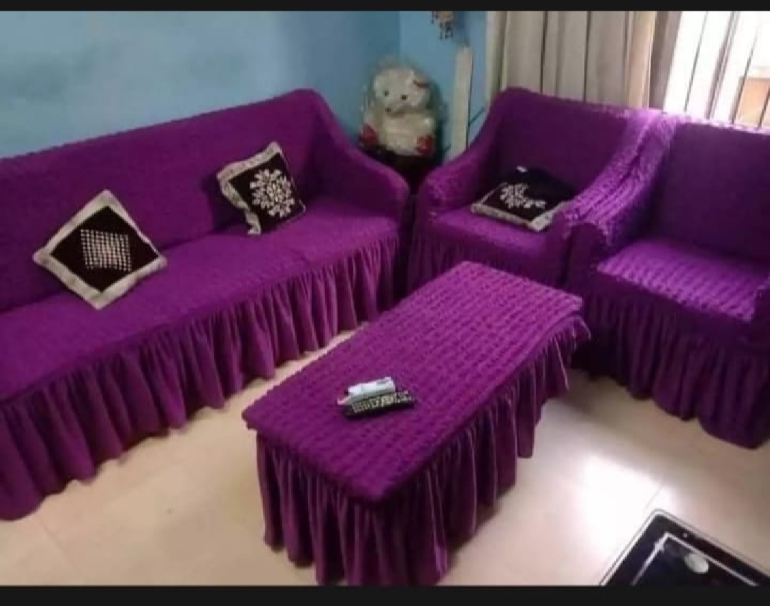 Picture of Exclusive Spandex Elastic Sofa Cover /Unique classical home tex sofa  cover (2 seater+ 2 seater+1 seater)