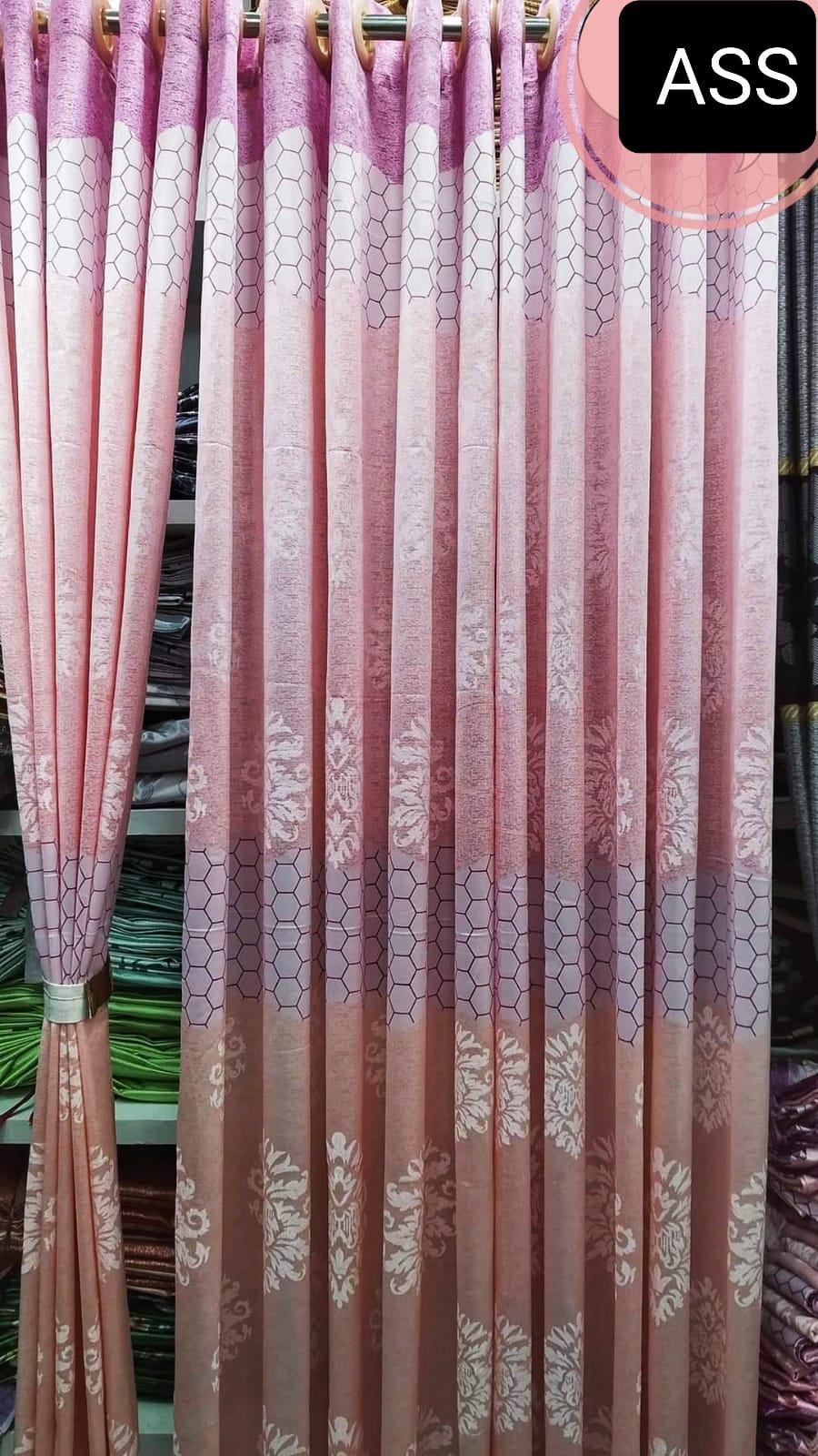 Picture of Home Tex curtains (  5kuchi porda )  unique design