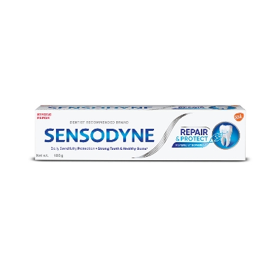 Buy Sensodyne Repair & Protect Toothpaste 100gm Repairs sensitive teeth and long-term protection against sensitivity at best price in Bangladesh 