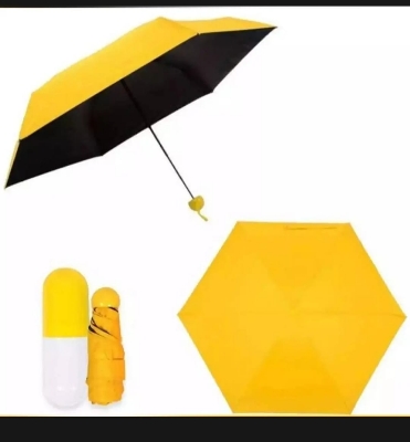 Picture of 7 inchi fashoinble mini folding capsule umbrella, multi colour