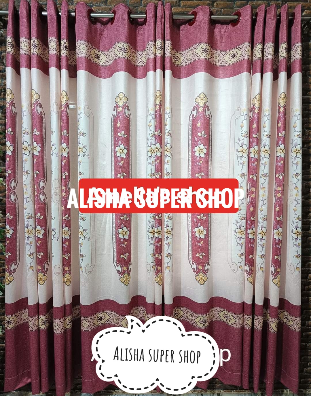 Picture of From alisha super shop New exclusive design curtain door and window for home decoration (5kuci 84/48 inxhi)