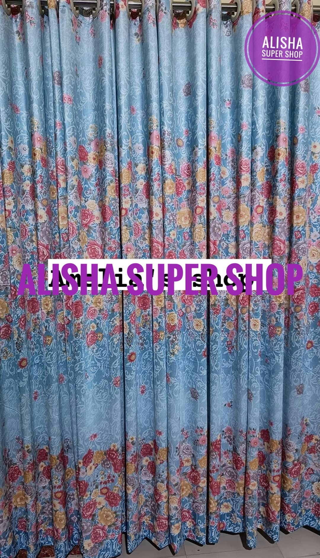 Picture of new exclusive design fashionable curtains door and window (5kuci 84/48 inchi)