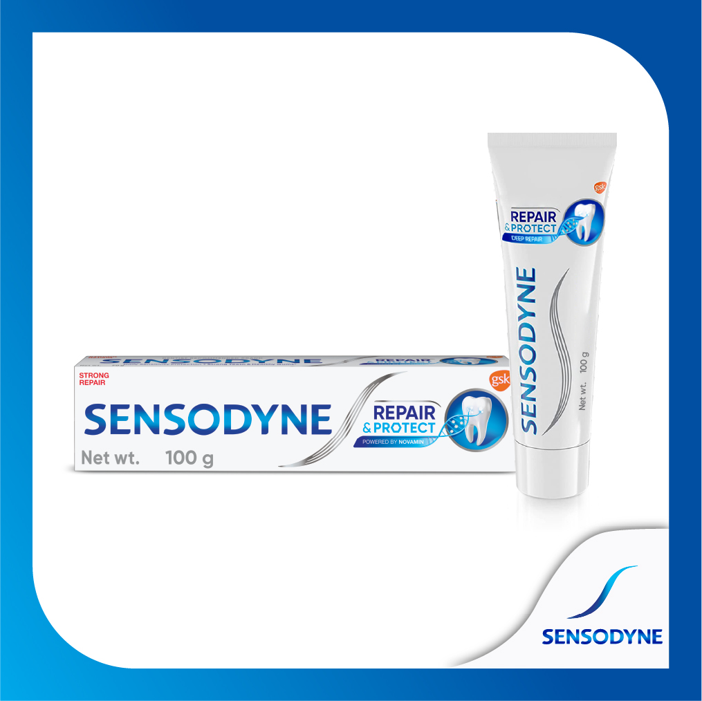 Buy Sensodyne Repair & Protect Toothpaste 100gm Repairs sensitive teeth and long-term protection against sensitivity at best price in Bangladesh 