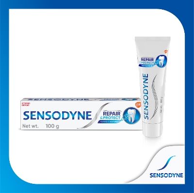 Buy Sensodyne Repair & Protect Toothpaste 100gm Repairs sensitive teeth and long-term protection against sensitivity at best price in Bangladesh 