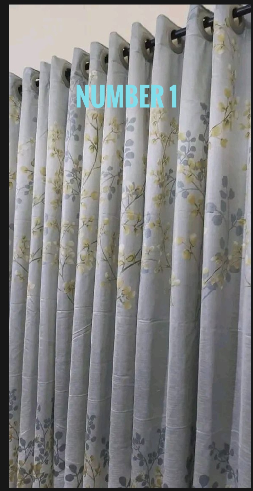 Picture of New exclusive design syntactic curtain door and window 4/5 kuci for home decoration