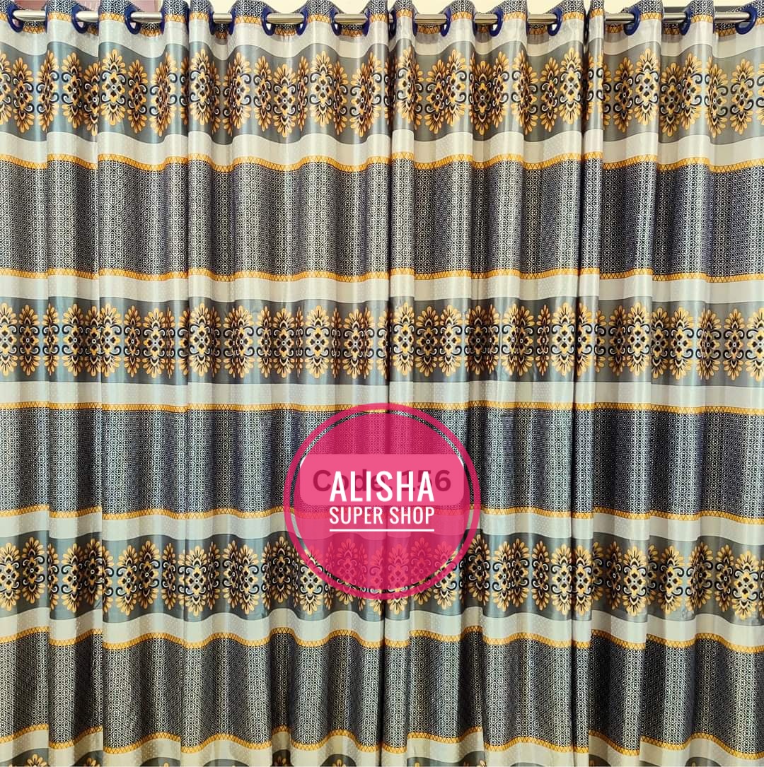 Picture of new unique design syntactic curtain 4kuci door and window for home decoration