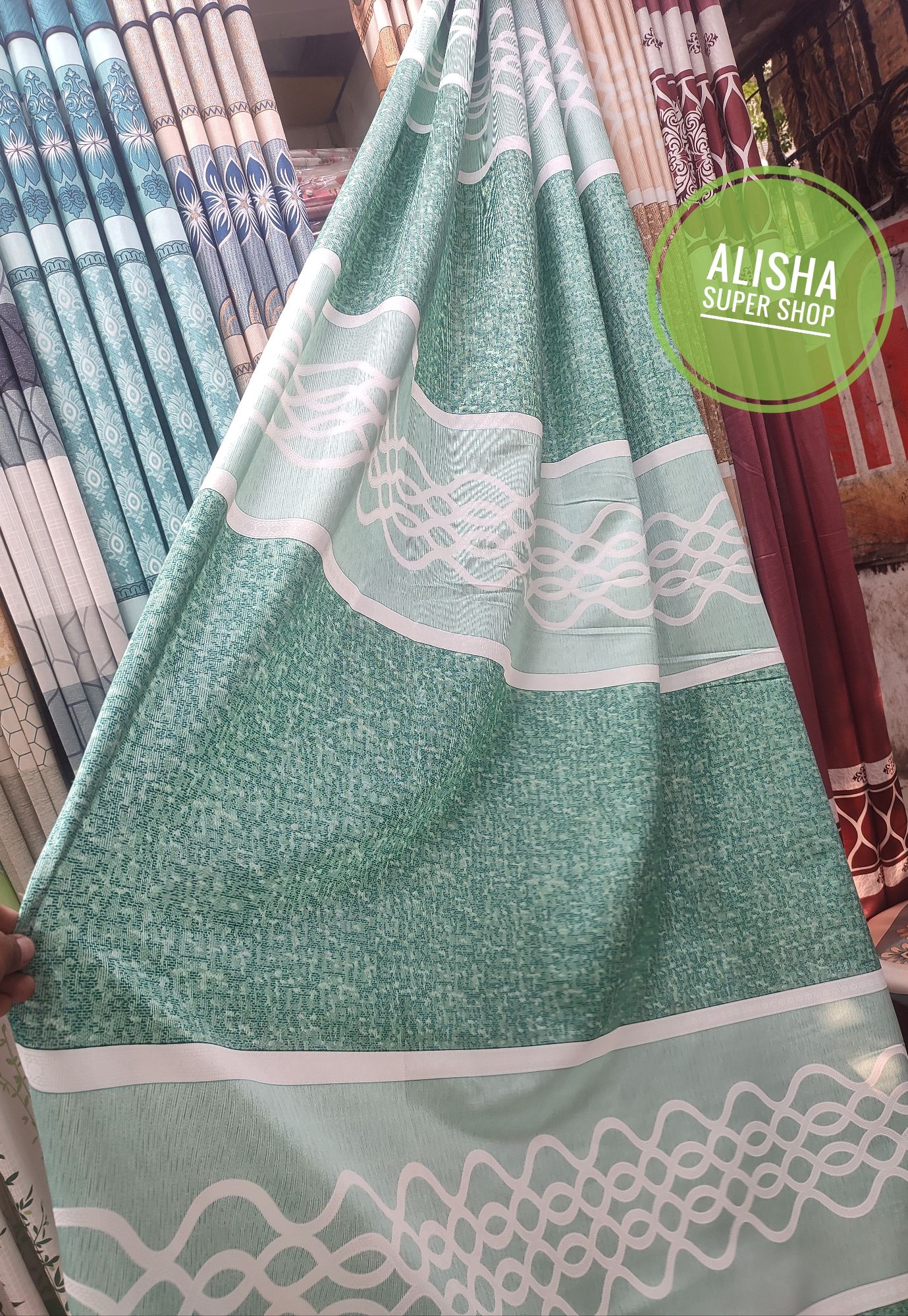 Picture of new exclusive syntactic curtain door and window for home decoration (5kuci 84/48 inchi)