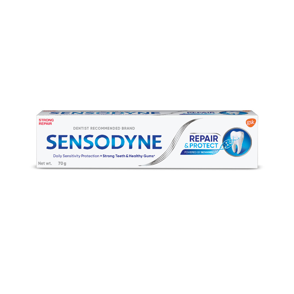 Buy Sensodyne Toothpaste Repair & Protect 70gm Repairs sensitive teeth and long-term protection against sensitivity at best price in Bangladesh 