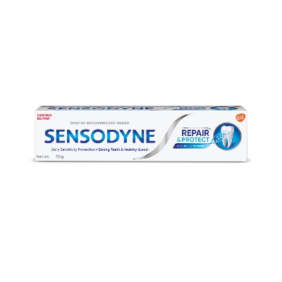 Buy Sensodyne Toothpaste Repair & Protect 70gm Repairs sensitive teeth and long-term protection against sensitivity at best price in Bangladesh 