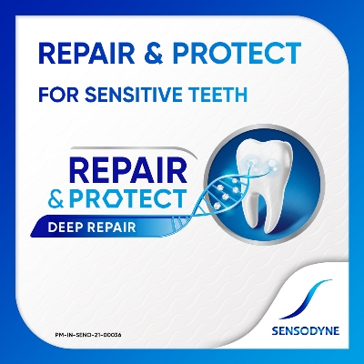 Buy Sensodyne Toothpaste Repair & Protect 70gm Repairs sensitive teeth and long-term protection against sensitivity at best price in Bangladesh 