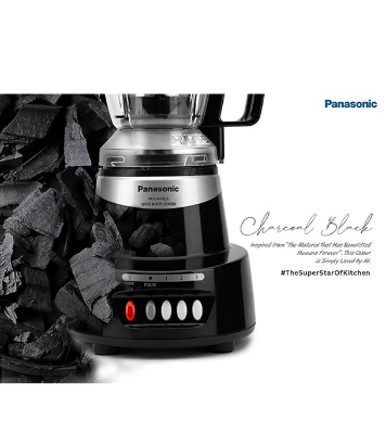 Buy Panasonic 1500W Max (9-in-1) Heavy Duty Mixer Grinder, 4 Jars, 360 Degree Rotating Pusher , SS-304 Hardened Blade, Double Safety Locking System (MX-AV425) Black at Best Price In Bangladesh