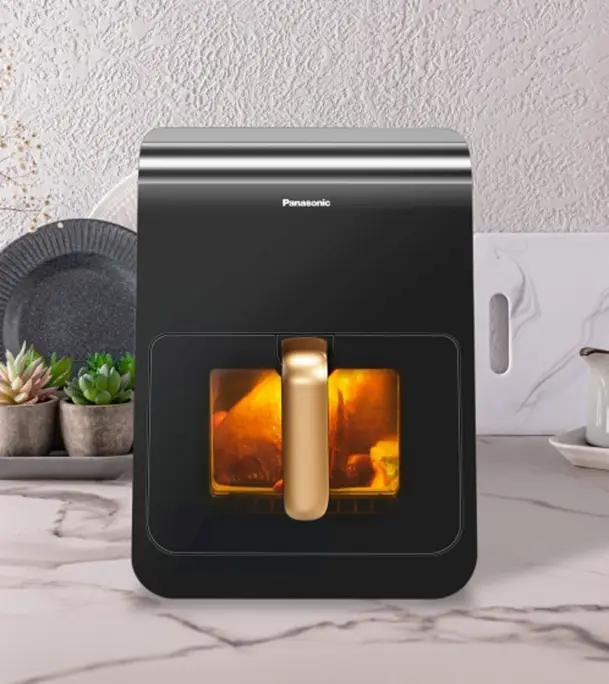 Buy Panasonic Air Fryer 1450W 6 Liter, Gentle Steam, Dual Core Thermal System, LED Touch Screen, 11 Smart Presets for Easy Operation (NF-CC600) at Best Price In Bangladesh