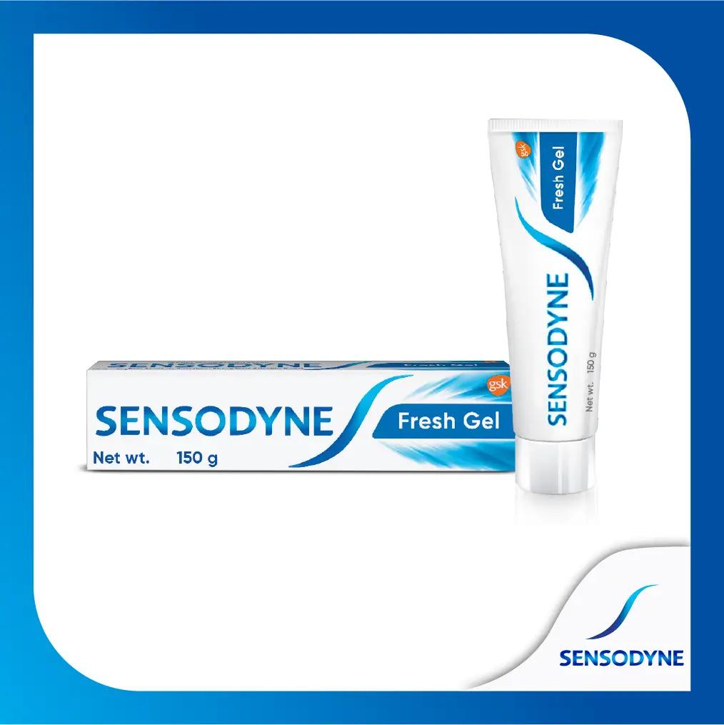 Buy Sensodyne Toothpaste Fresh Gel 150gm Contains fluoride to prevent caries, keeps mouth fresh & clean at best price in Bangladesh 