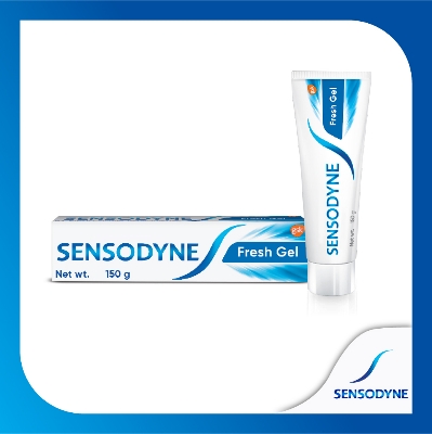 Buy Sensodyne Toothpaste Fresh Gel 150gm Contains fluoride to prevent caries, keeps mouth fresh & clean at best price in Bangladesh 