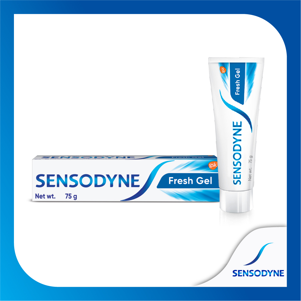 Buy Sensodyne Toothpaste Fresh Gel 75gm Contains fluoride to prevent caries, keeps mouth fresh & clean at best price in Bangladesh 