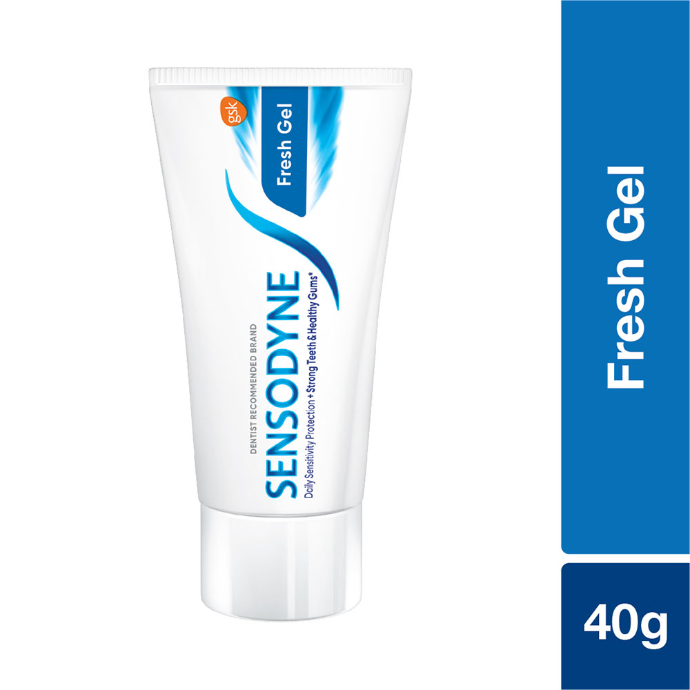 Buy Sensodyne Toothpaste Fresh Gel 40gm Contains fluoride to prevent caries, keeps mouth fresh & clean  at best price in Bangladesh 