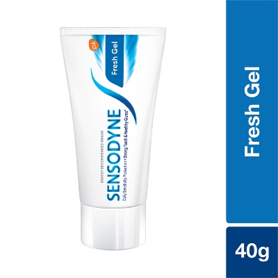 Buy Sensodyne Toothpaste Fresh Gel 40gm Contains fluoride to prevent caries, keeps mouth fresh & clean  at best price in Bangladesh 