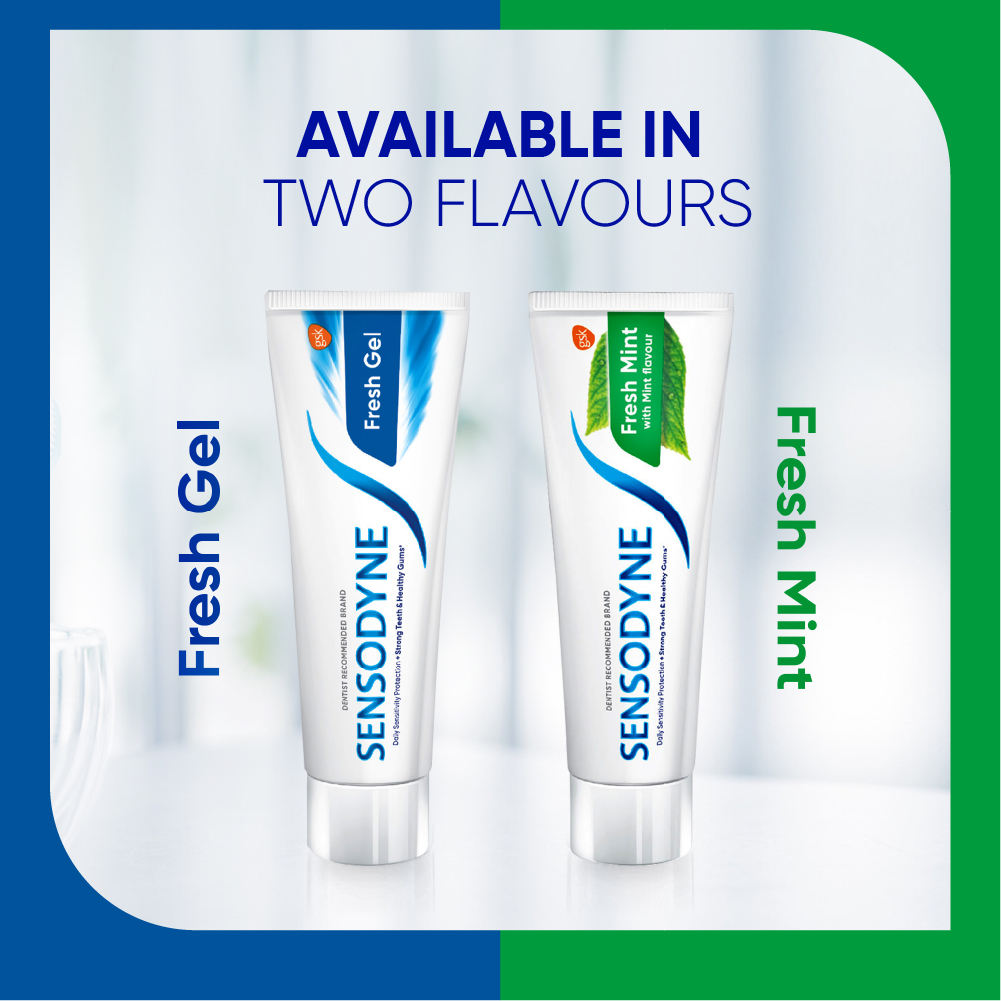 Buy Sensodyne Toothpaste Fresh Gel 40gm Contains fluoride to prevent caries, keeps mouth fresh & clean  at best price in Bangladesh 