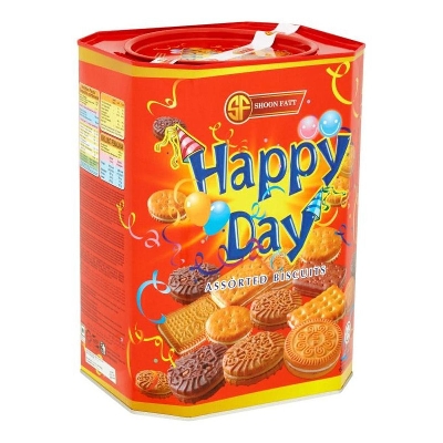 Picture of Shoon Fatt Happy Day Assorted Biscuits 600gm (Malaysia)