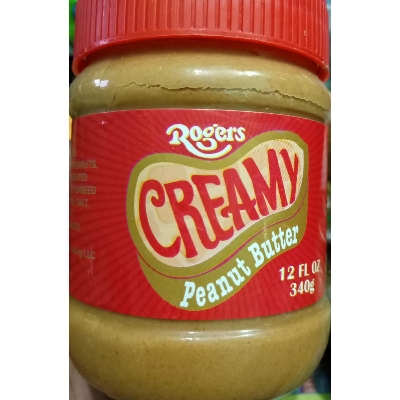 Picture of Rogers Creamy Peanut Butter 340g usa