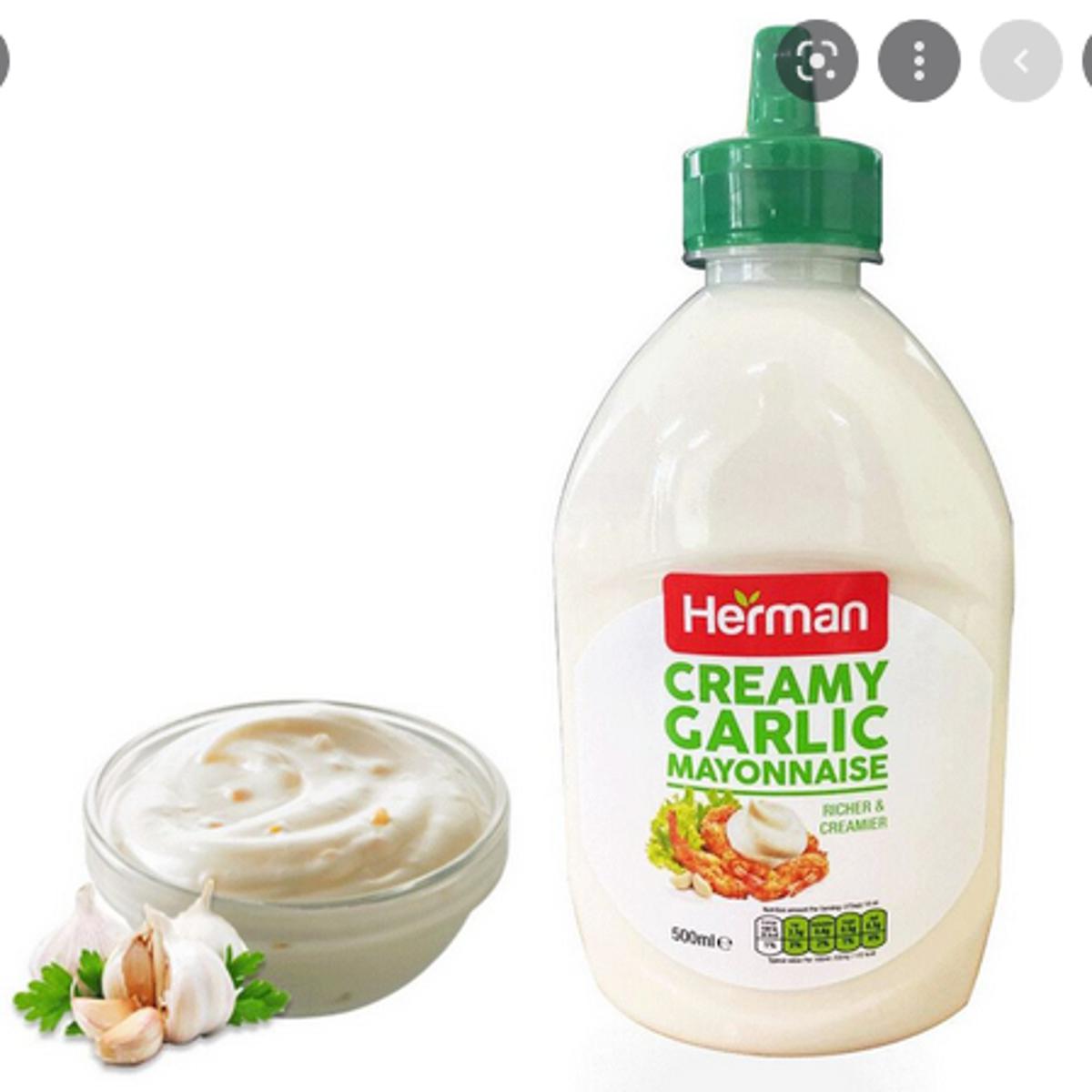 Picture of Herman Creamy Garlic Mayonnaise, 500ml