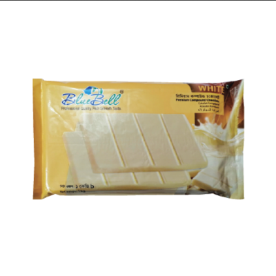 Picture of Bluebell Premium Compound Chocolate Bar (White)  -1kg