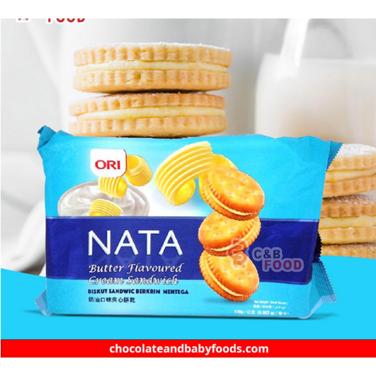 Picture of ORI Nata Butter Flavoured Cream Sandwich 153g