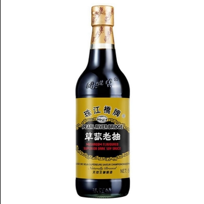 Picture of Pearl River Bridge Mushroom Flavoured Superior Dark Soy Sauce 500ml
