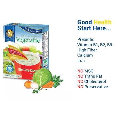 Picture of Instant Soup Cream Of Vegetable Lady Anna Brand 66g