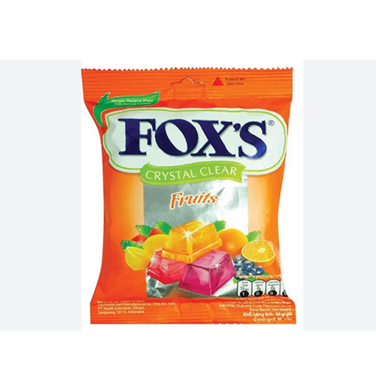 Picture of Fox's Crystal Clear Fruits Candy Pouch 90g