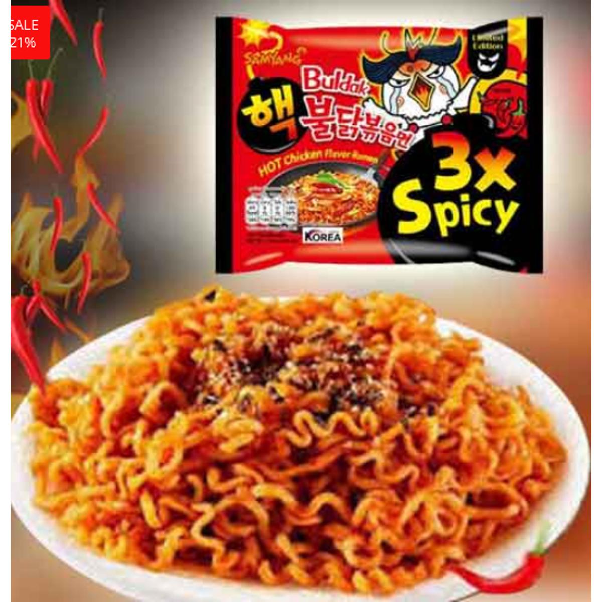 Picture of 3x Spicy Ramen Noodles