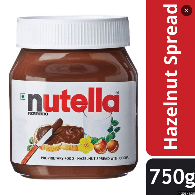 Picture of NUTELLA Ferraro Chocolates Hazlnut 750gm Pancake Love