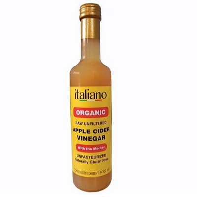 Picture of Italiano Organic Apple Cider Vinegar (আপেল সিডার ভিনেগার) - 500 gm with Mother 