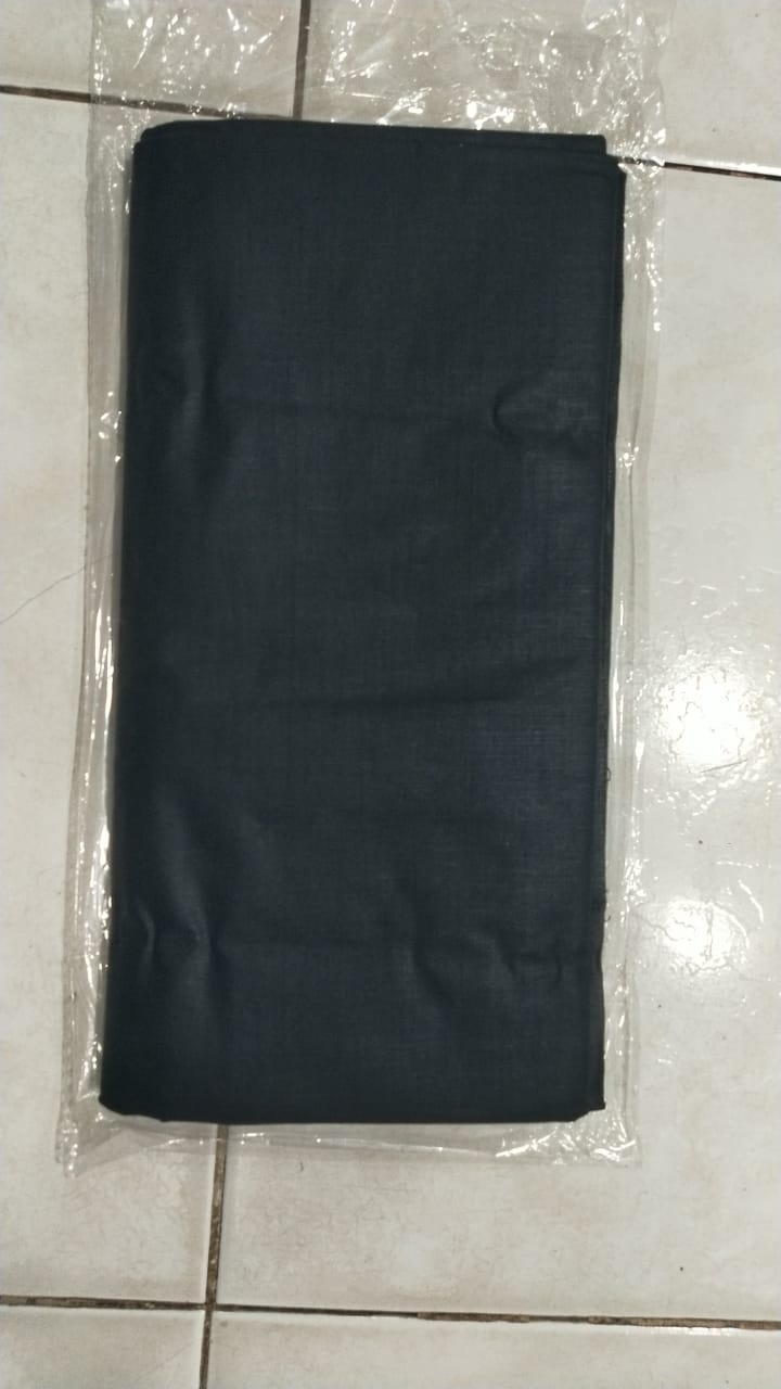 Picture of Black Lungi Black Lungi 5 Hands Full Black Brand  5 Hands Cotton Lungi Full Black Quality Lungi