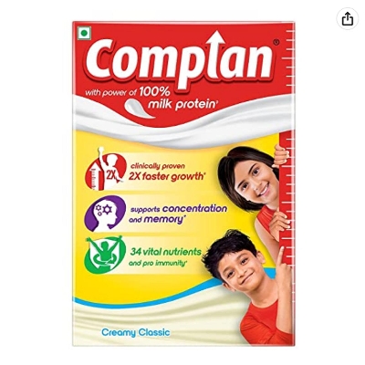 Picture of Complan Nutrition and Health Drink Creamy( Pouch) 450g  India
